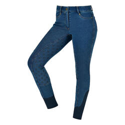 Pantalon équitation en jean full grip enfant Dublin Shona