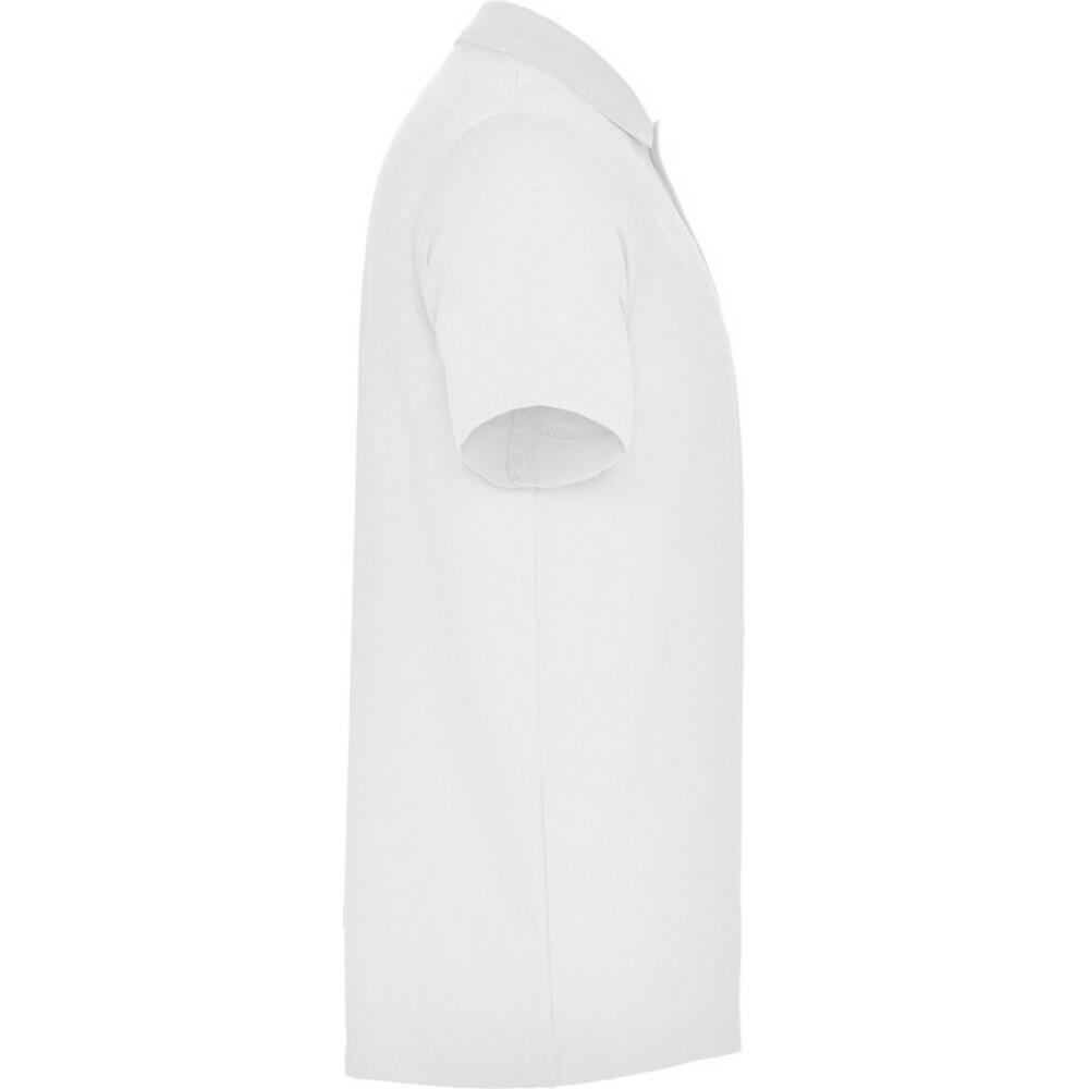Polo Austral de Manga Corta para Adultos Unisex Blanco 3/4