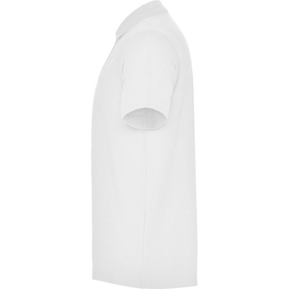 Polo Austral de Manga Corta para Adultos Unisex Blanco 4/4