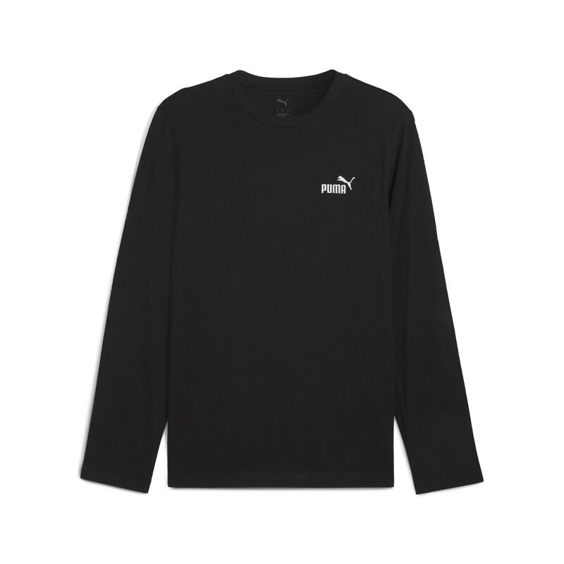 T-shirt à manches longues et logo N° 1 Essentiels Homme PUMA Black