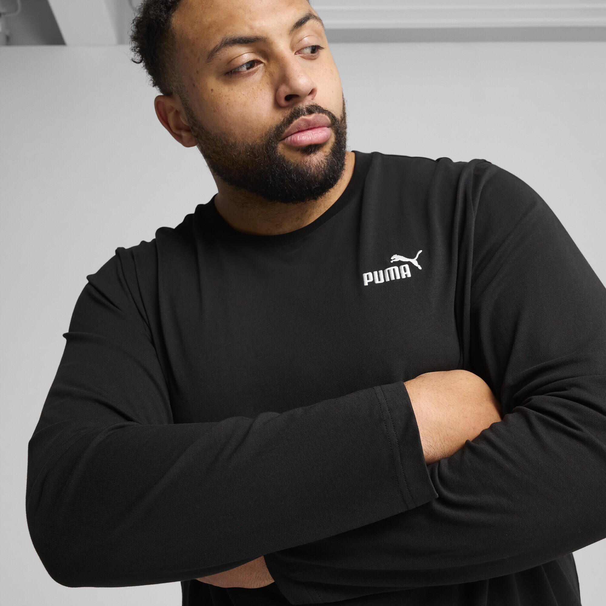 T-shirt à manches longues et logo N° 1 Essentiels Homme PUMA 3/7