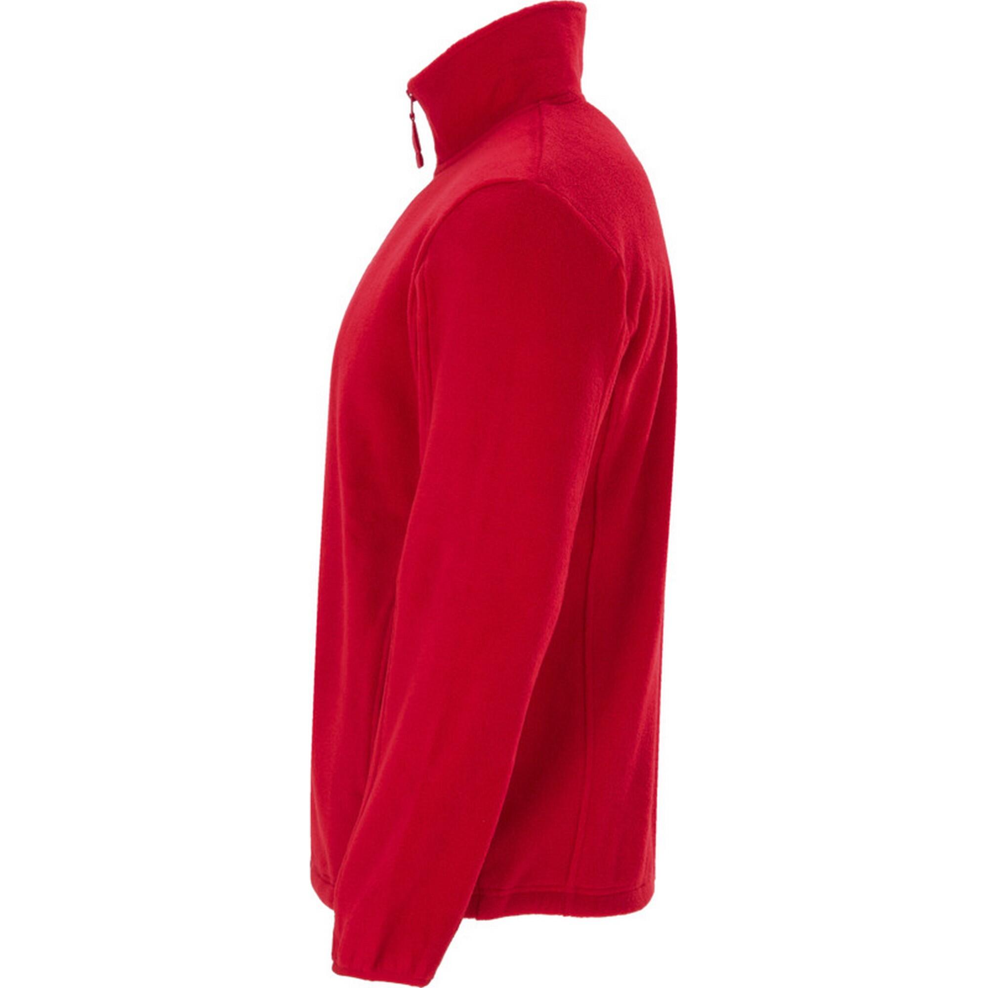 Giacca In Pile Cerniera Su Intera Lunghezza Bambini Roly Artic Rosso 3/3