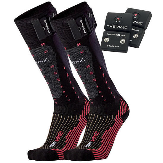 Confezione 1 paio di calzini riscaldati con batterie - Heat Lady + S-Pack 700