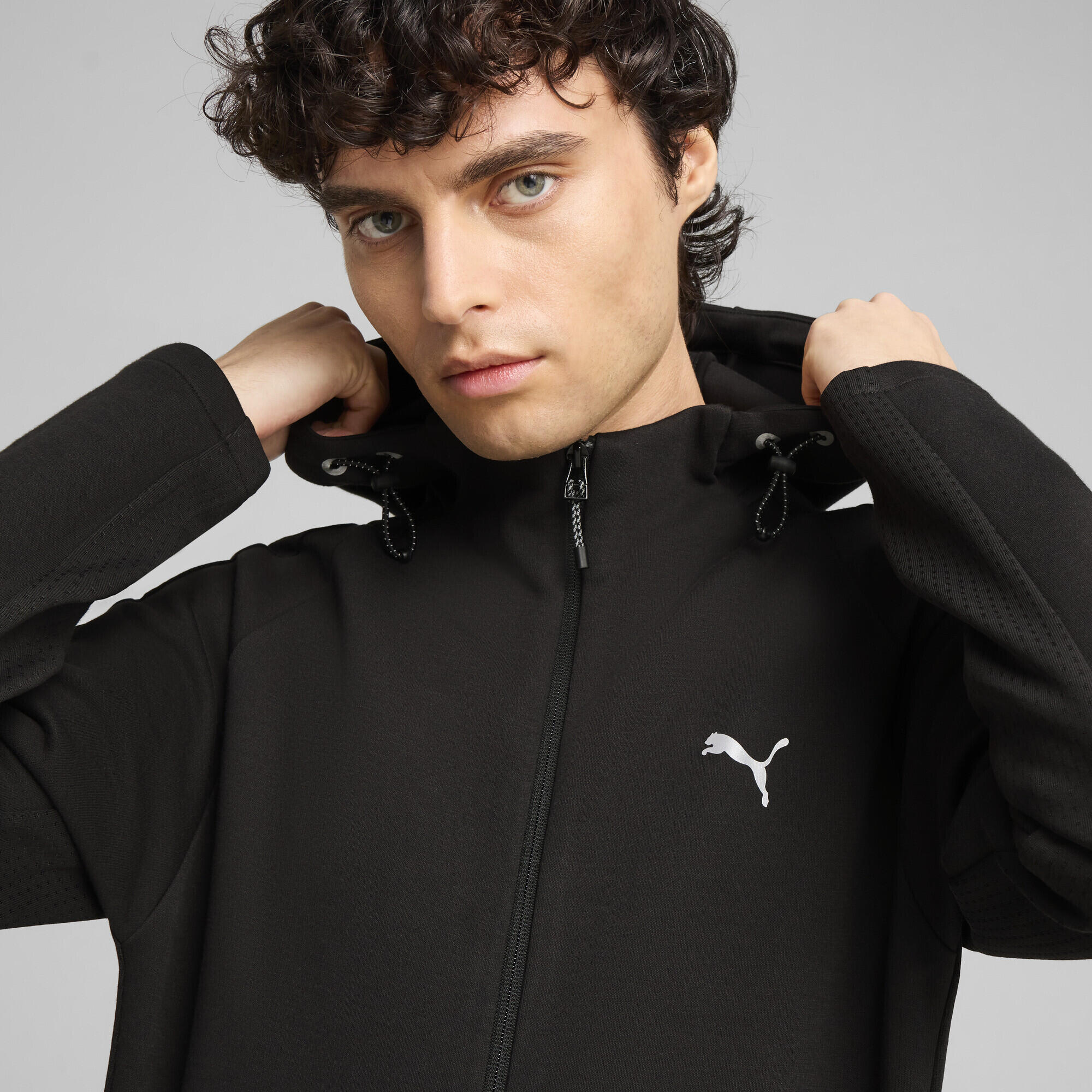 Hoodie entièrement zippé EVOSTRIPE Homme PUMA Black 3/7