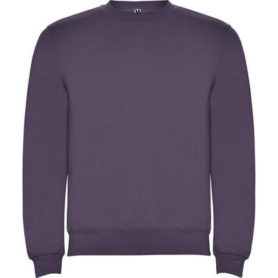 Felpa Girocollo Adulto Unisex Roly Clasica Nero Tinta Unita