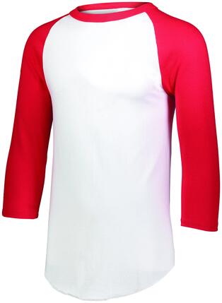 Koszulka baseballowa 3/4 Augusta Sportswear Mouw 2.3 dla dorosłych