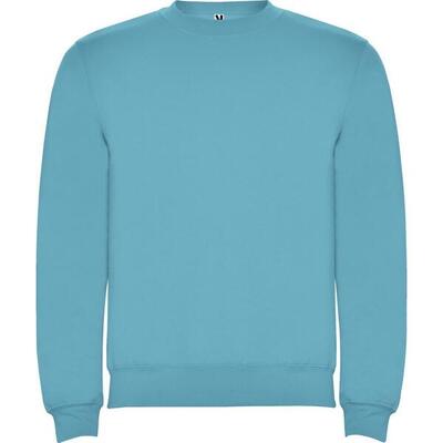 Felpa Girocollo Adulto Unisex Roly Clasica Nero Tinta Unita