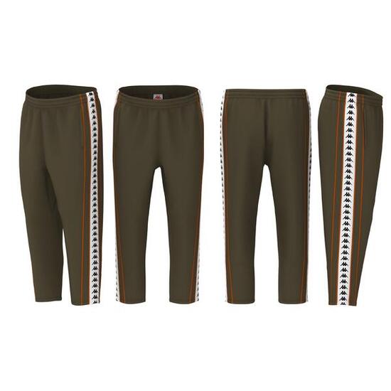 Pantaloni tuta da uomo in cotone rosso da streetwear sportivo