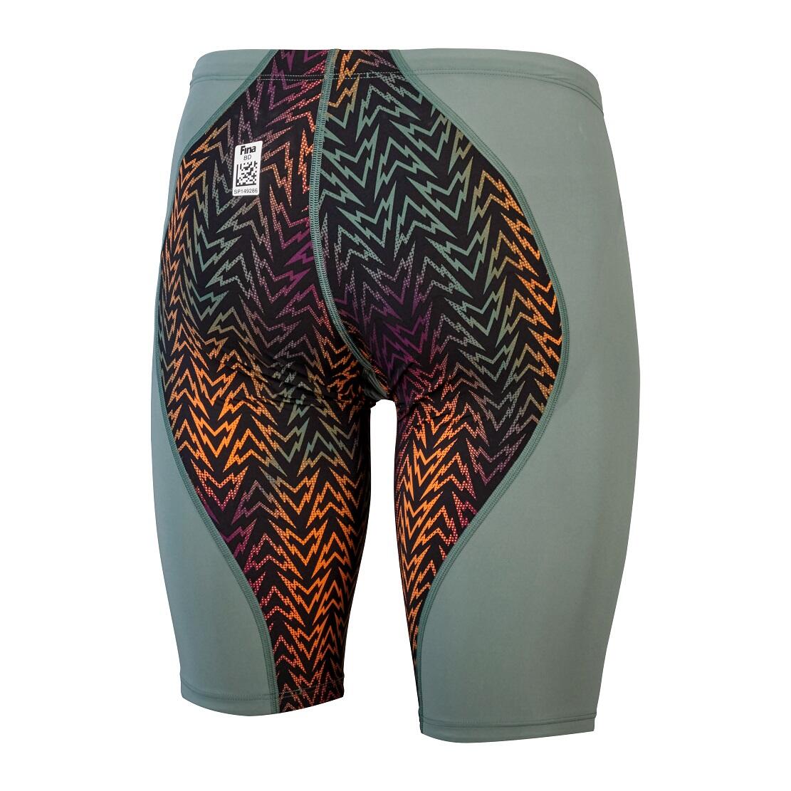 Speedo Fastskin LZR Ignite Jammer - Verde Country / Nero / Pesca - Taglia 26 2/6