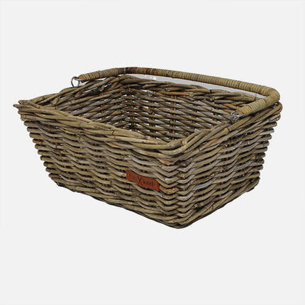 Panier à provisions gris avec fond blanc