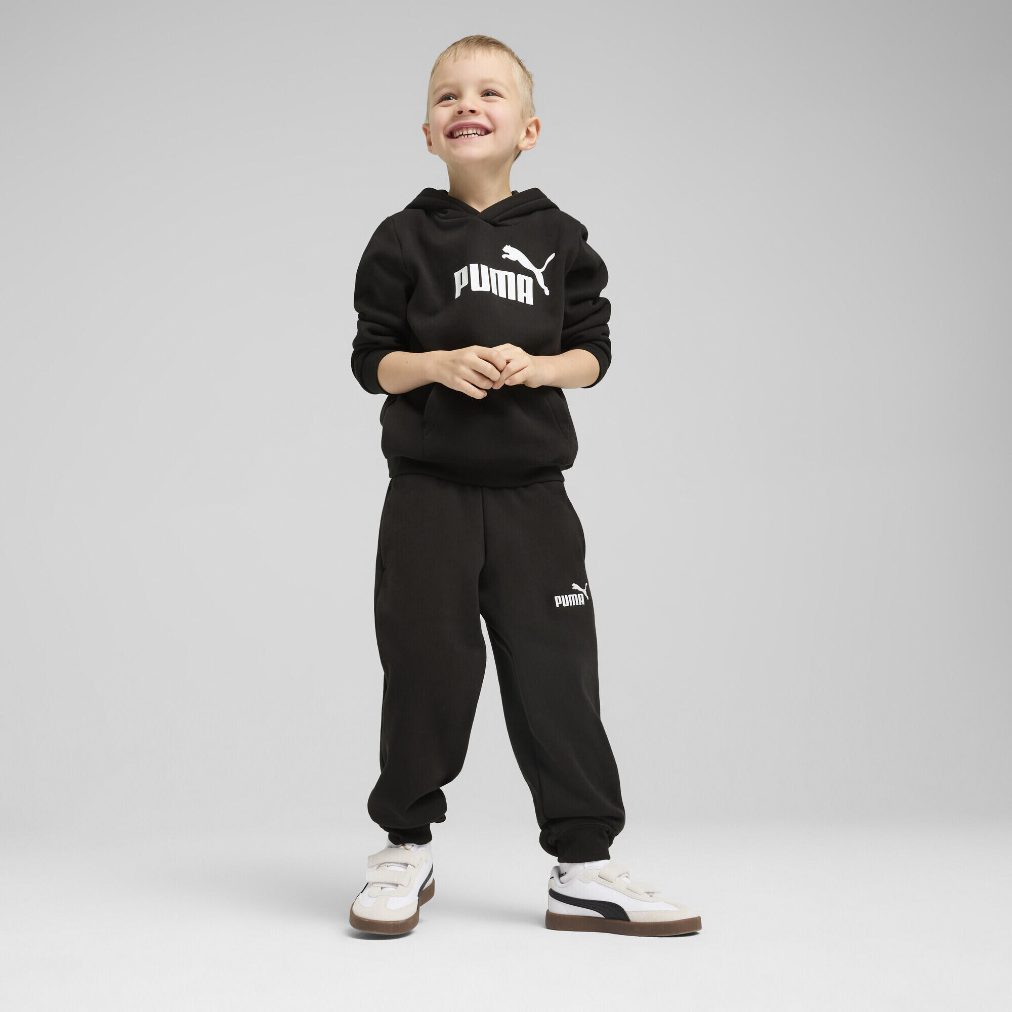 Felpa con cappuccio in pile con logo ESS N. 1 per bambini PUMA 4/7