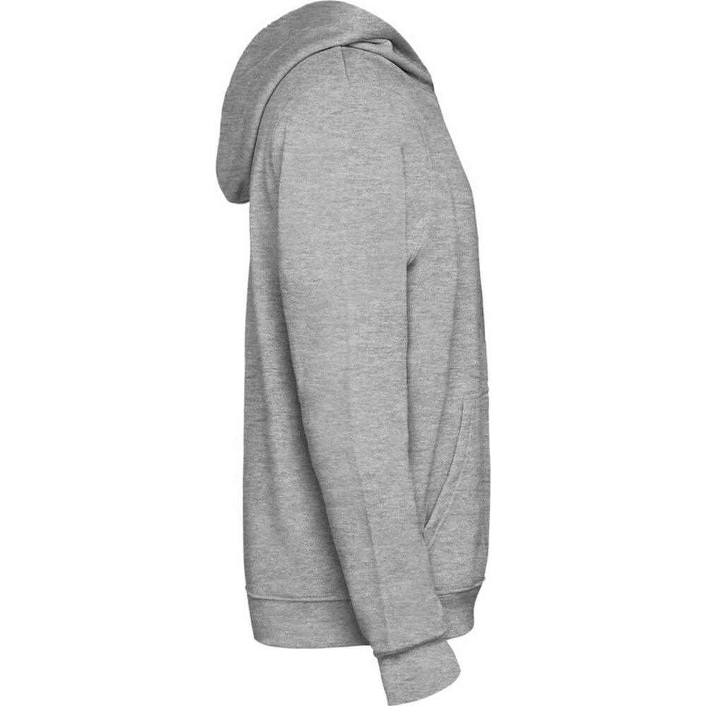 Felpa Con Cappuccio Con Coulisse Bambini Roly Urban Grigio Di Marna Nero Tinta 4/4