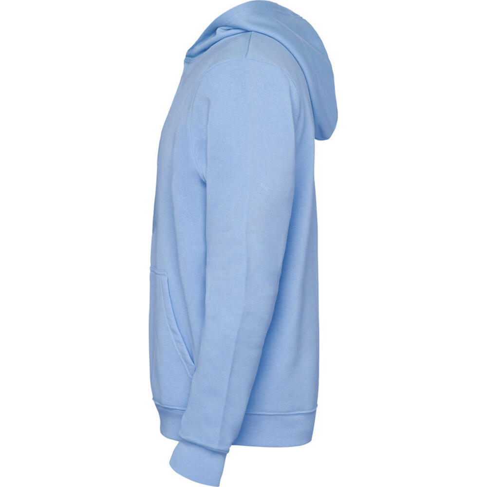 Kinder/Kinder Urban Trekkoord Hoodie (Hemelsblauw/Wit) 3/4