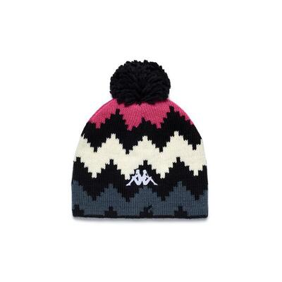 cappello da uomo e donna in acrilica nero da sci e snowboard