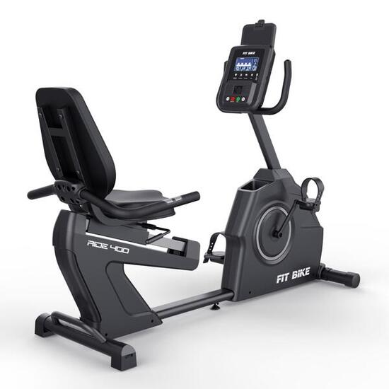 FitBike - Ride 400 iPlus - Vélo d'appartement - Vélo semi-allongé - Bluetooth