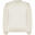 Camisola de gola redonda unissexo Clasica para adultos Branco Vintage