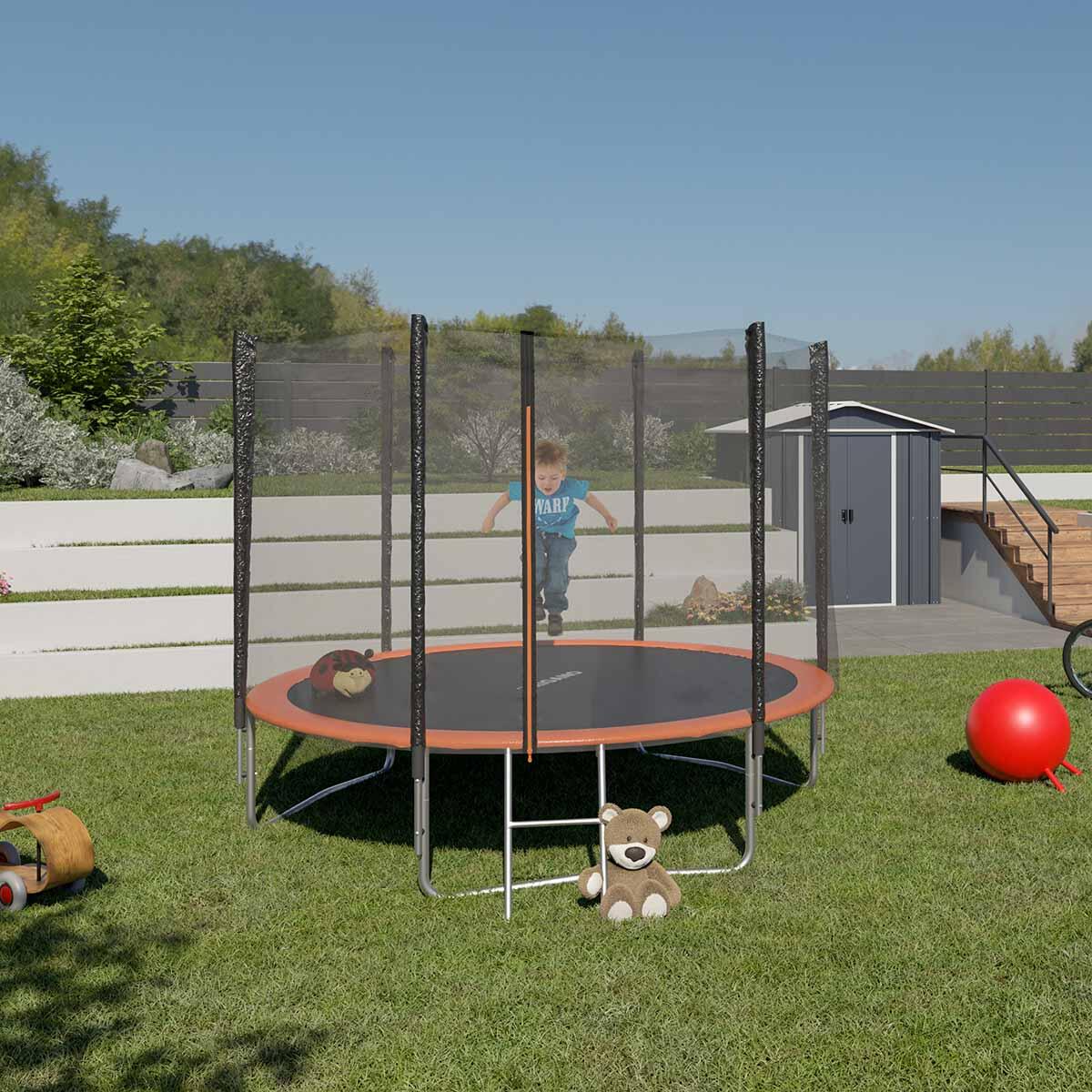 Trampoline 2.44m de diamètre 2/6