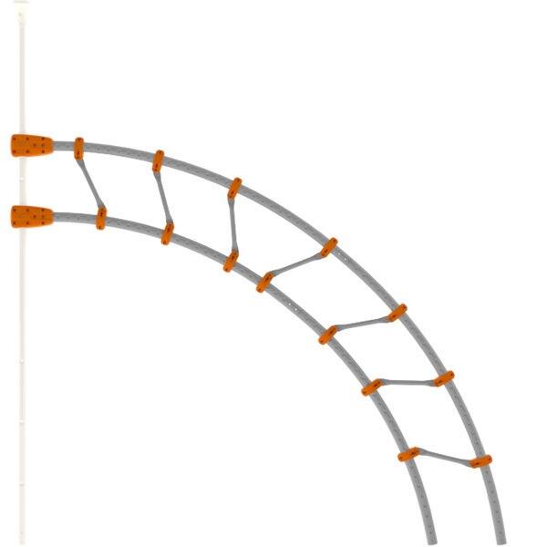 Echelle inclinée pour structure de jeux EVO 1/3