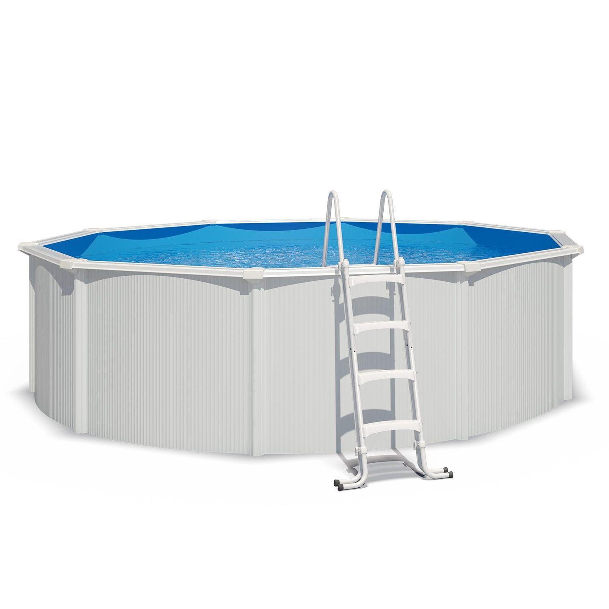 Trigano - Piscine Hors Sol Acier Ronde 4,55 X 1,32 M Blanche Saphir - Piscine - Blanc - Taille Unique - Decathlon