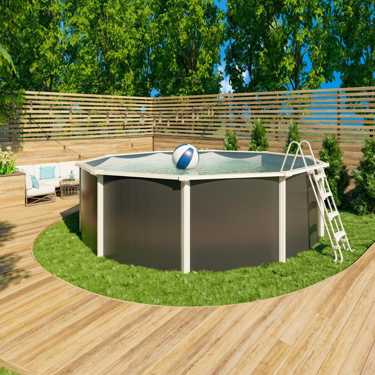 Liner gris Ø 4,60x1,32 m 4/4