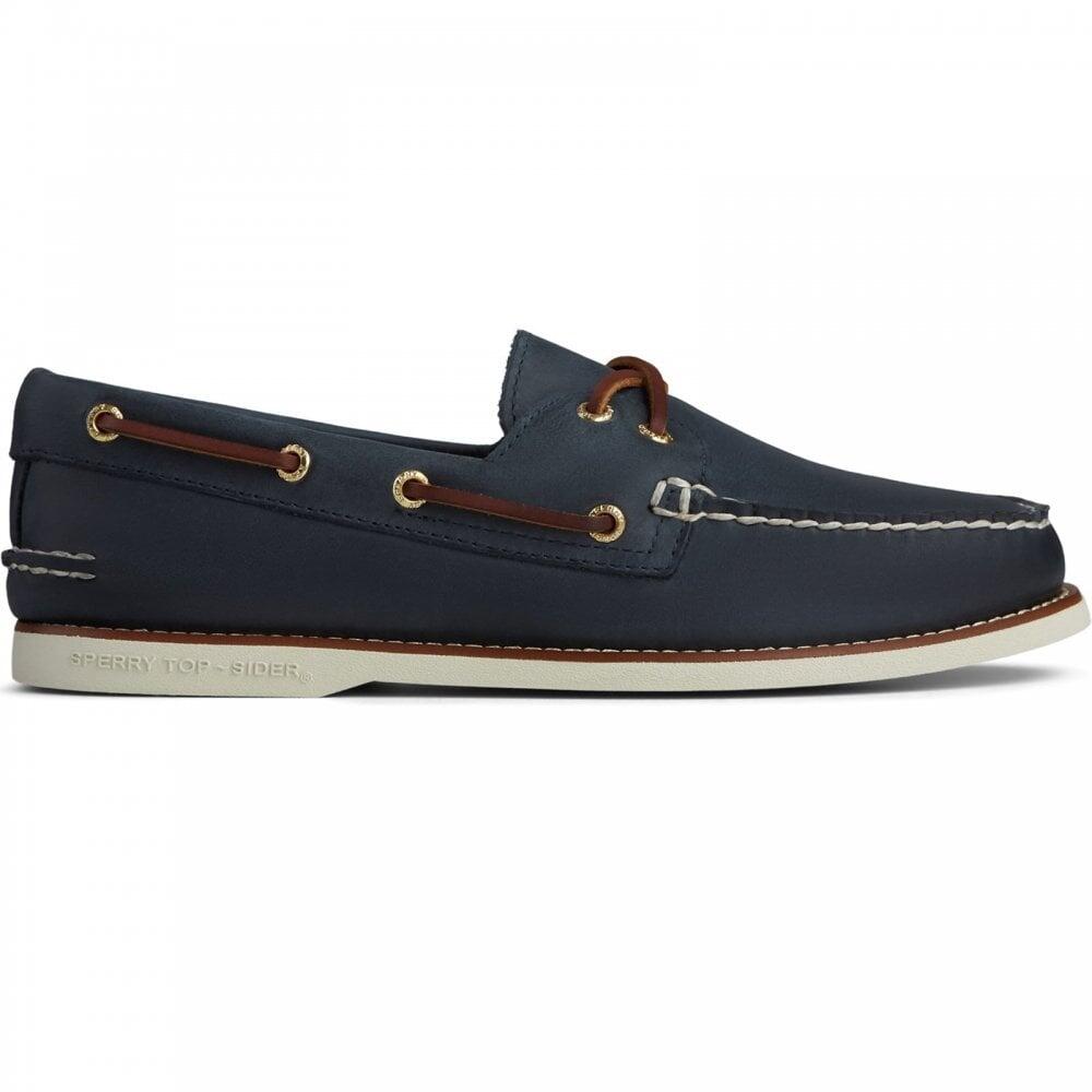 SPERRY Sperry Gold Cup Authentic Original | Navy | Mens Luxury Hand-sewn Leat