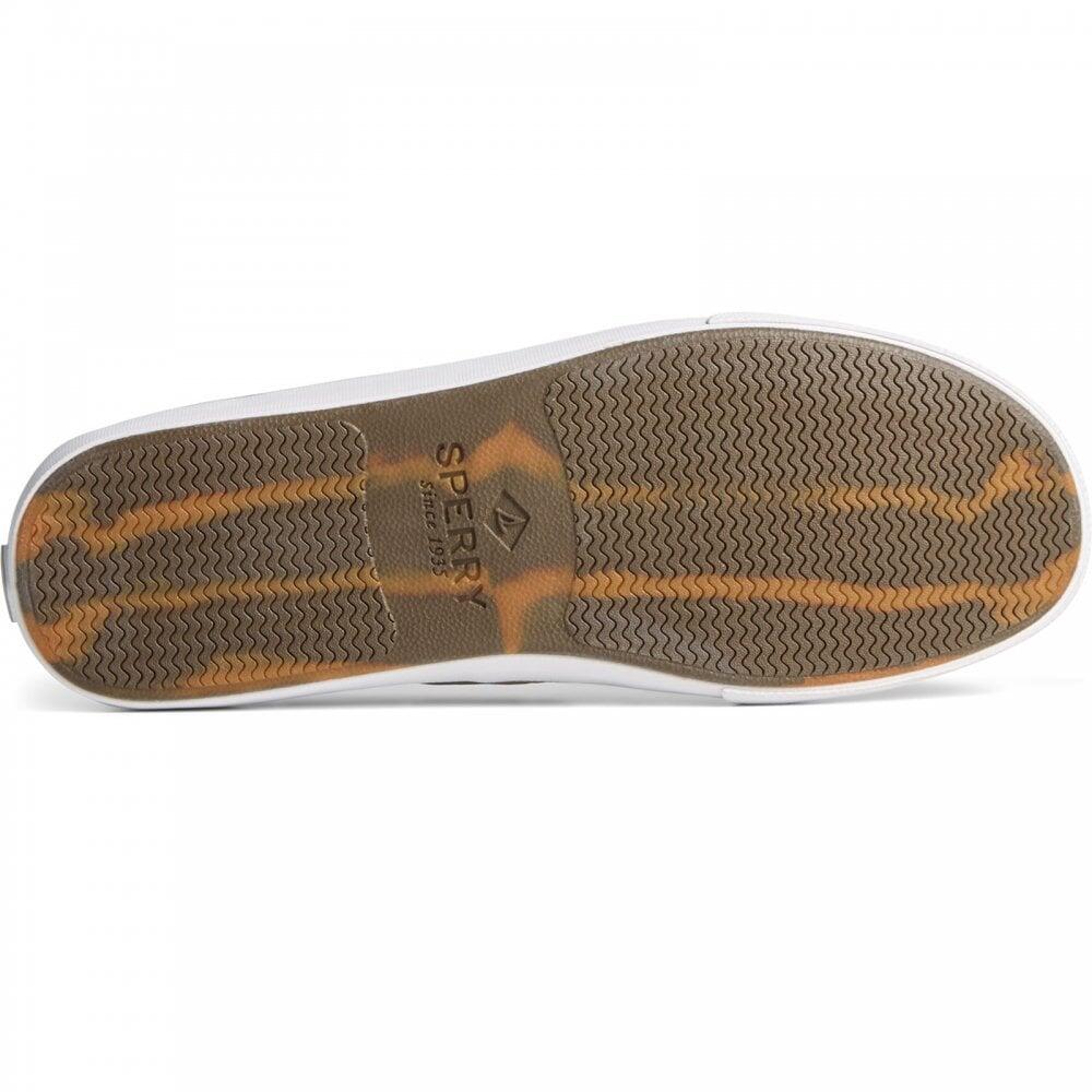 Sperry BAHAMA II | Ivory | Mens Recycled Canvas Deck Style Sneakers CO 5/7
