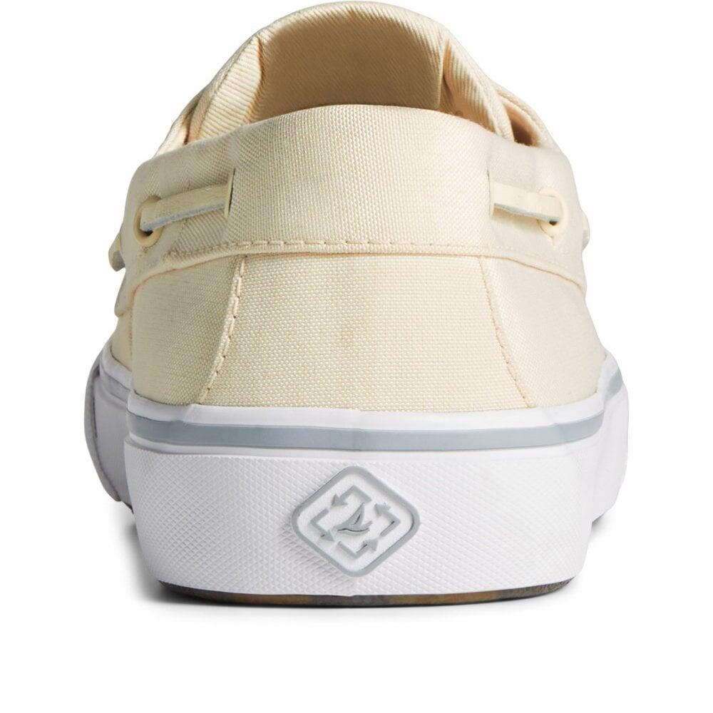 Sperry BAHAMA II | Ivory | Mens Recycled Canvas Deck Style Sneakers CO 4/7