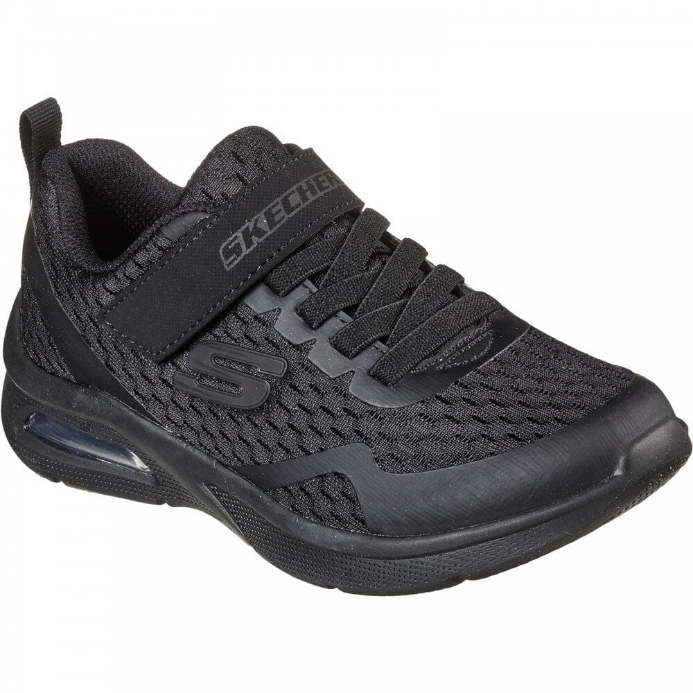 BUTY dziecięce SKECHERS TORVIX 403775L-BBK czarne na rzepę lekkie 34 3/7