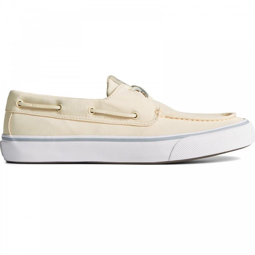 SPERRY Sperry BAHAMA II | Ivory | Mens Recycled Canvas Deck Style Sneakers CO