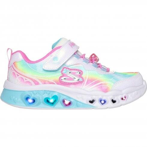 Zapatillas Skechers Niña Flutter Heart Lights - Groovy Swirl Multicolor 7/7