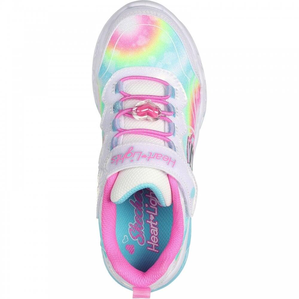 Zapatillas Skechers Niña Flutter Heart Lights - Groovy Swirl Multicolor 5/7