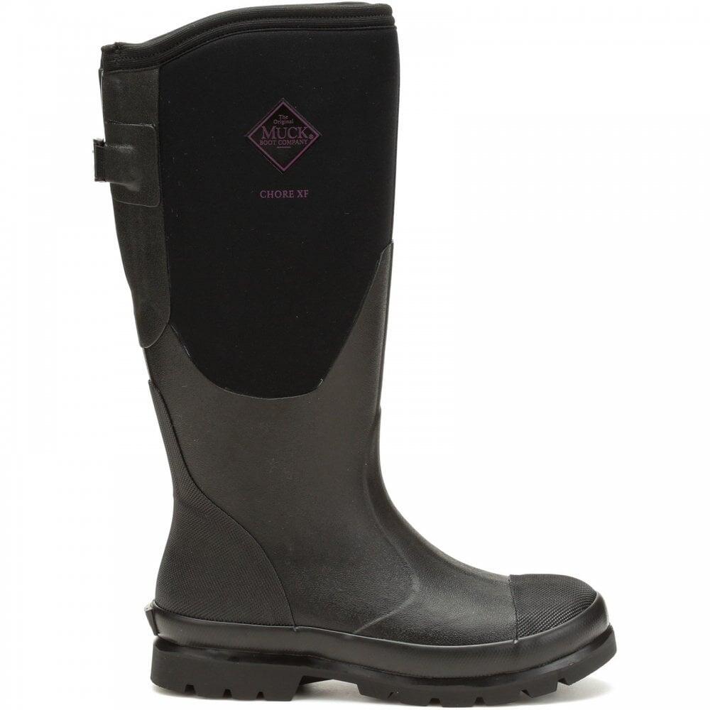 MUCK BOOTS Muck Boots Chore Ladies XF | Black | Womens Adjustable Wellingtons COL