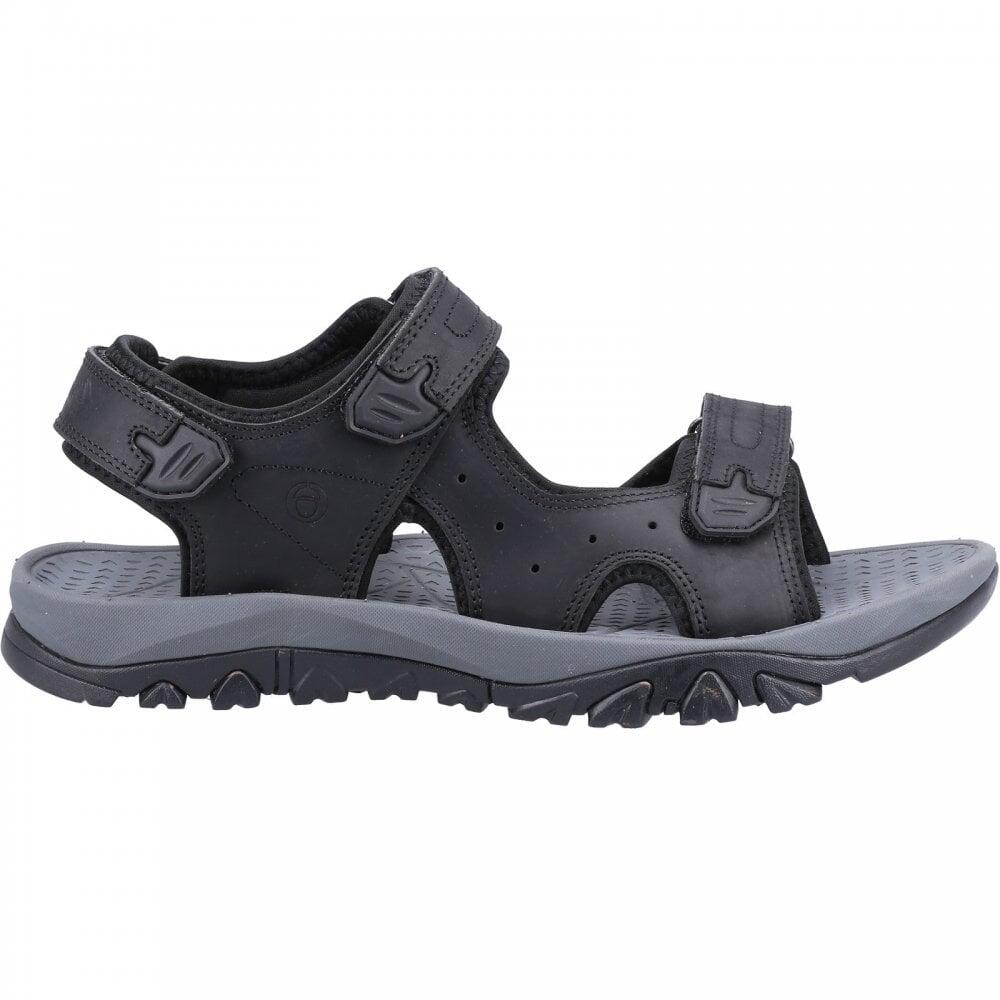 COTSWOLD Cotswold Lansdown | Black | Mens Touch-Fasten Sandals COL: Black, SIZE