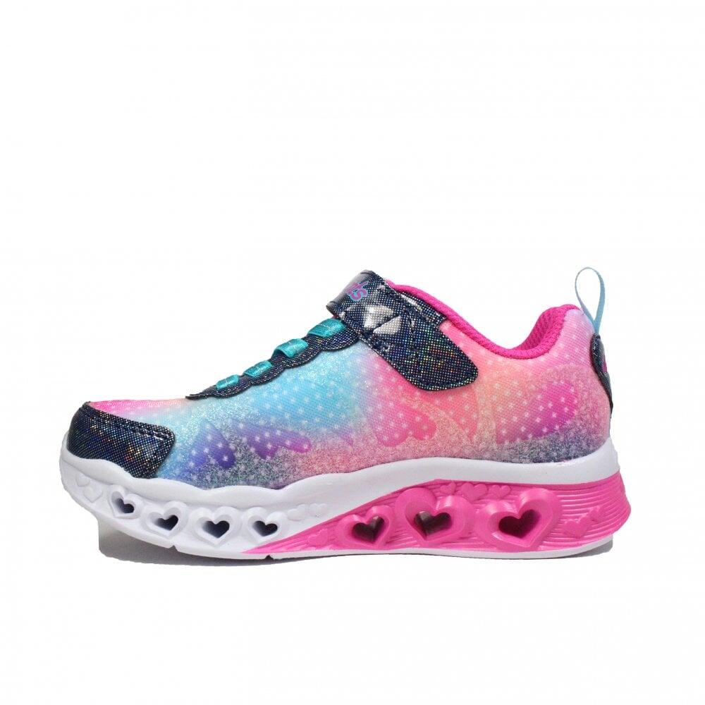 Meisjessneakers met hartjesmotief en lichtjes (Roze/Zwaar) 3/7