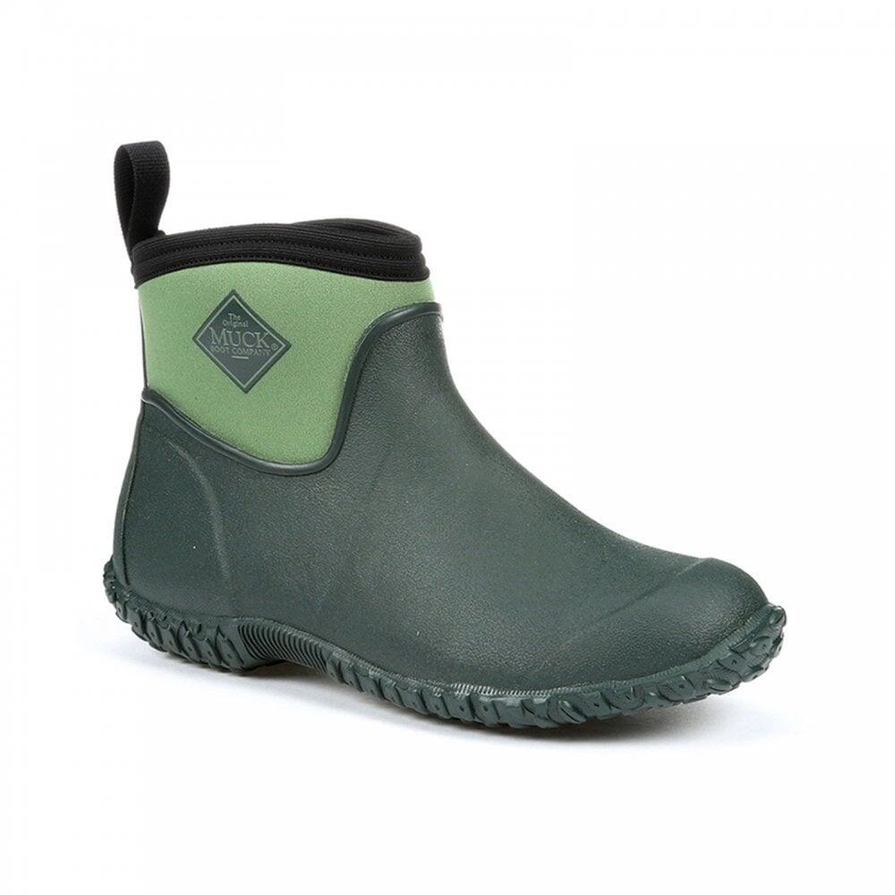 Muck Boots Muckster II Ankle Rubber Green Wellington Boots 3/7
