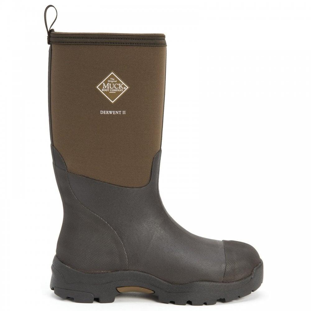 Muck Boots MB Derwent II | Black/Bark | Unisex Wellingtons COL: Black/