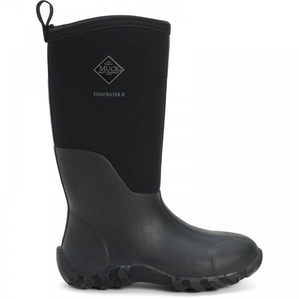 MUCK BOOTS Muck Boots Edgewater II | Black | Long Multi Purpose Boot COL: Black,