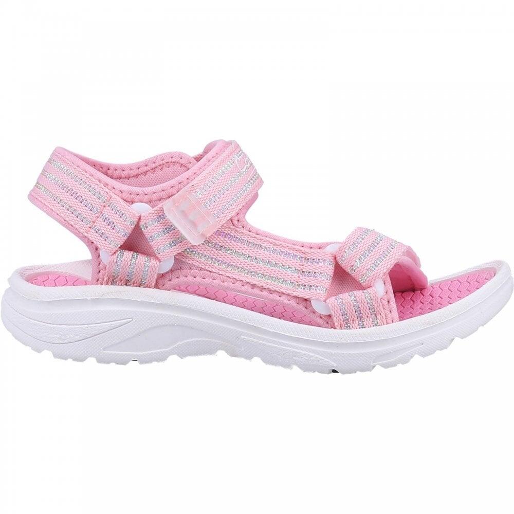 COTSWOLD Cotswold Bodiam | Pink/White | Girls Recycled Summer Sandals COL: Pink