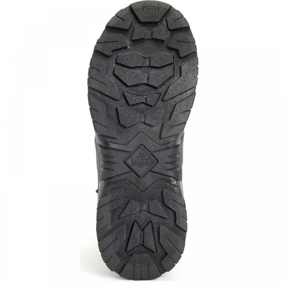 Muck Boots Apex Mid Zip | Black/Dark Shadow | Mens Lace-up Waterproof 5/7