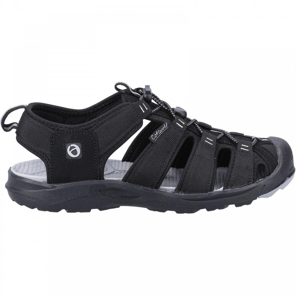 COTSWOLD Cotswold Marshfield | Black | Mens Closed-Toe Sandals COL: Black, SIZE