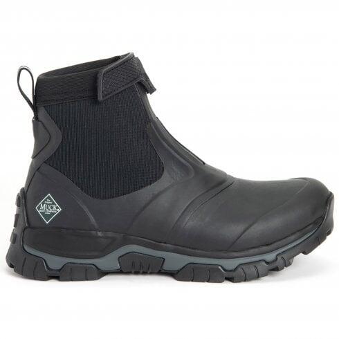 Muck Boots Apex Mid Zip | Black/Dark Shadow | Mens Lace-up Waterproof 7/7