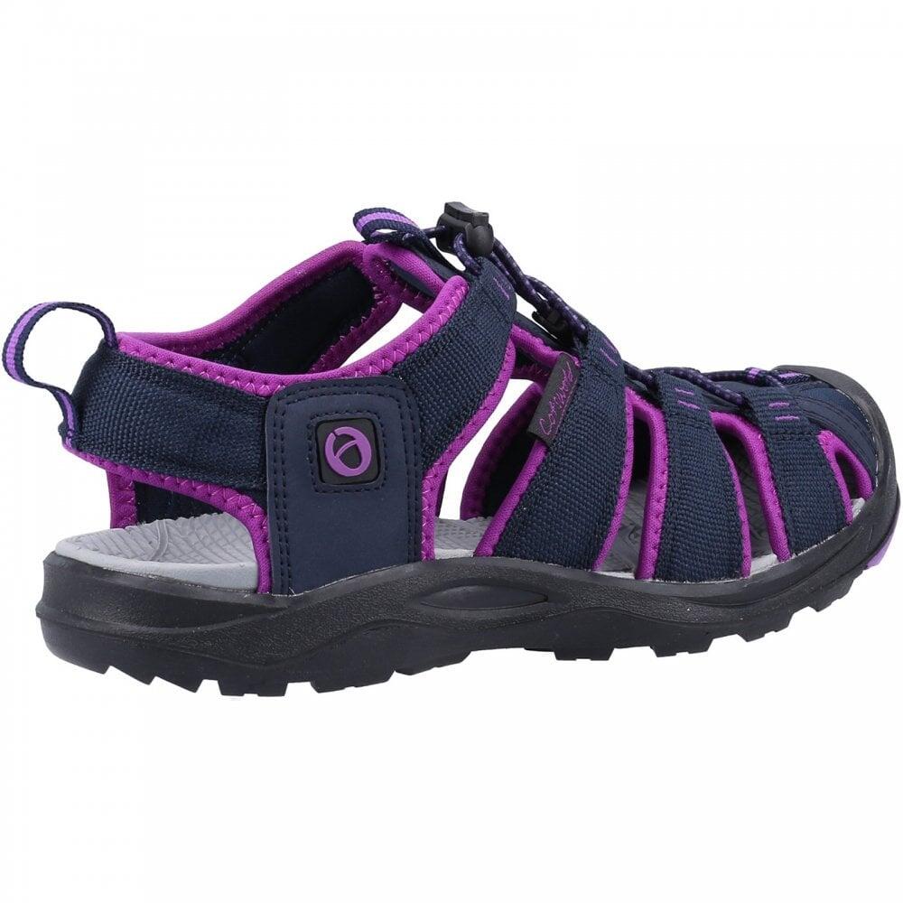 Cotswold Marshfield | Navy/Berry | Womens Closed-Toe Sandals COL: Navy 4/7