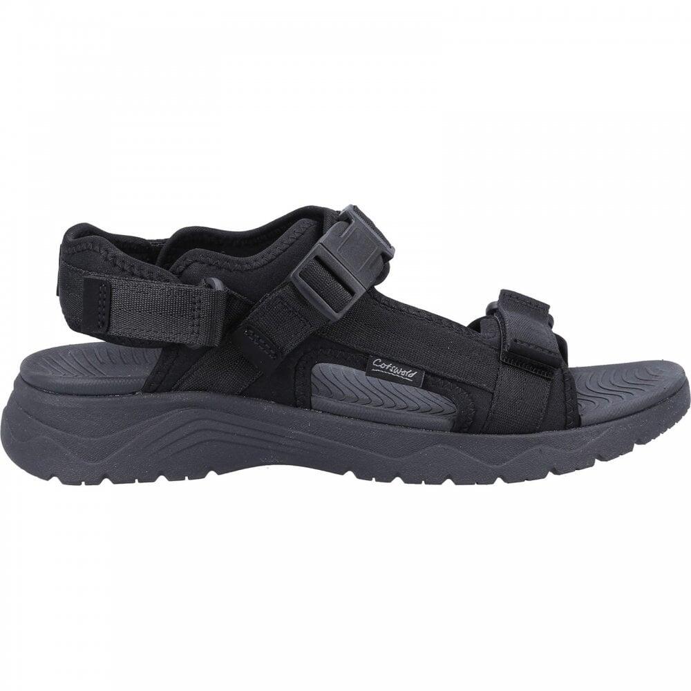 COTSWOLD Cotswold Buckland | Black | Mens Lightweight Sandals COL: Black, SIZE: