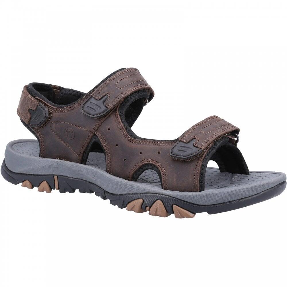 Cotswold Lansdown | Brown | Mens Riptape Sandals COL: Brown, SIZE: UK 3/7