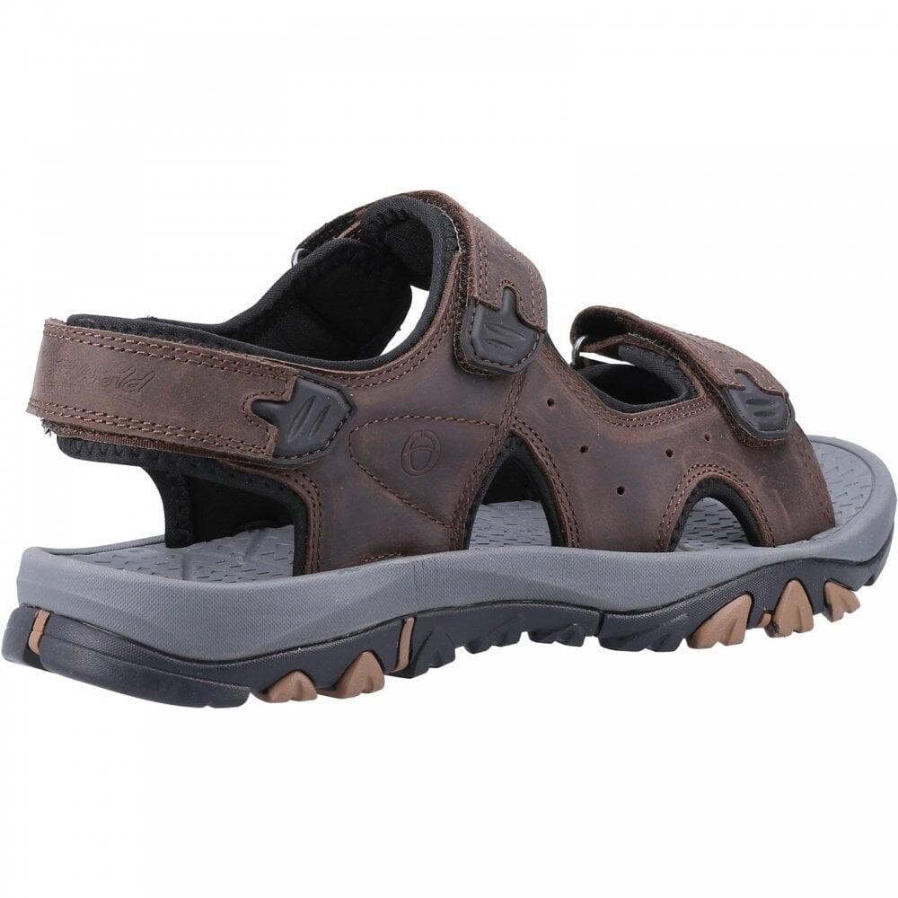 Cotswold Lansdown | Brown | Mens Riptape Sandals COL: Brown, SIZE: UK 4/7
