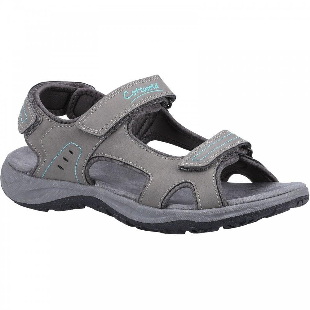 Cotswold Freshford | Grey/Turquoise | Womens Lightweight Recycled Sand 3/7