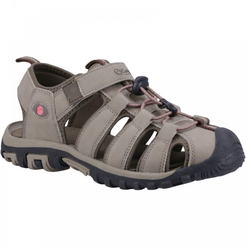 Cotswold Brimpsfield | Taupe | Mens Closed Toe Sandals COL: Taupe, SIZ 3/7
