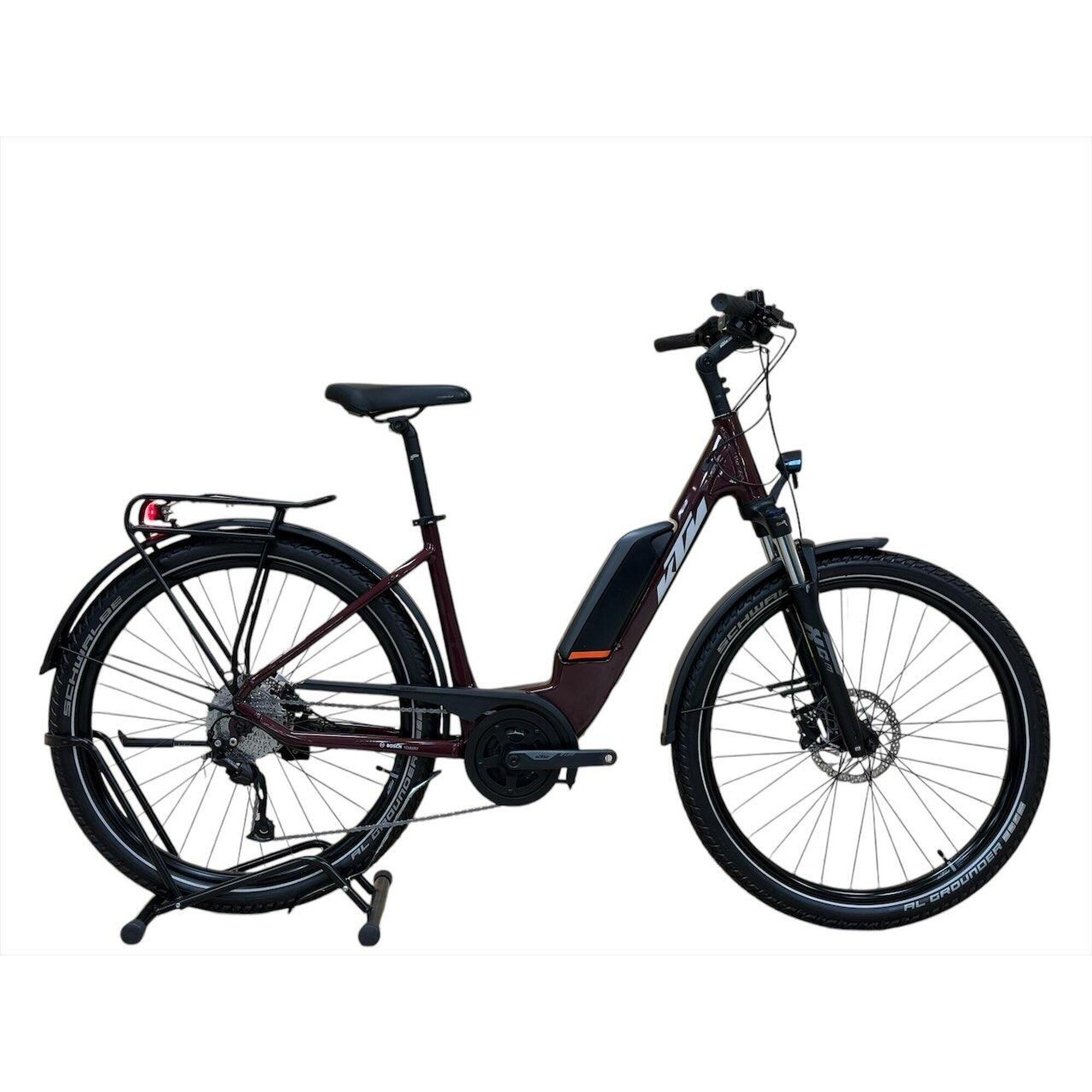 Ktm - Reconditionné - Vélo Électrique Ktm Macina Gran P510 Shimano Alivio - Comme Neuf - Vélo Ville Longue Distance - Blanc|noir - Decathlon
