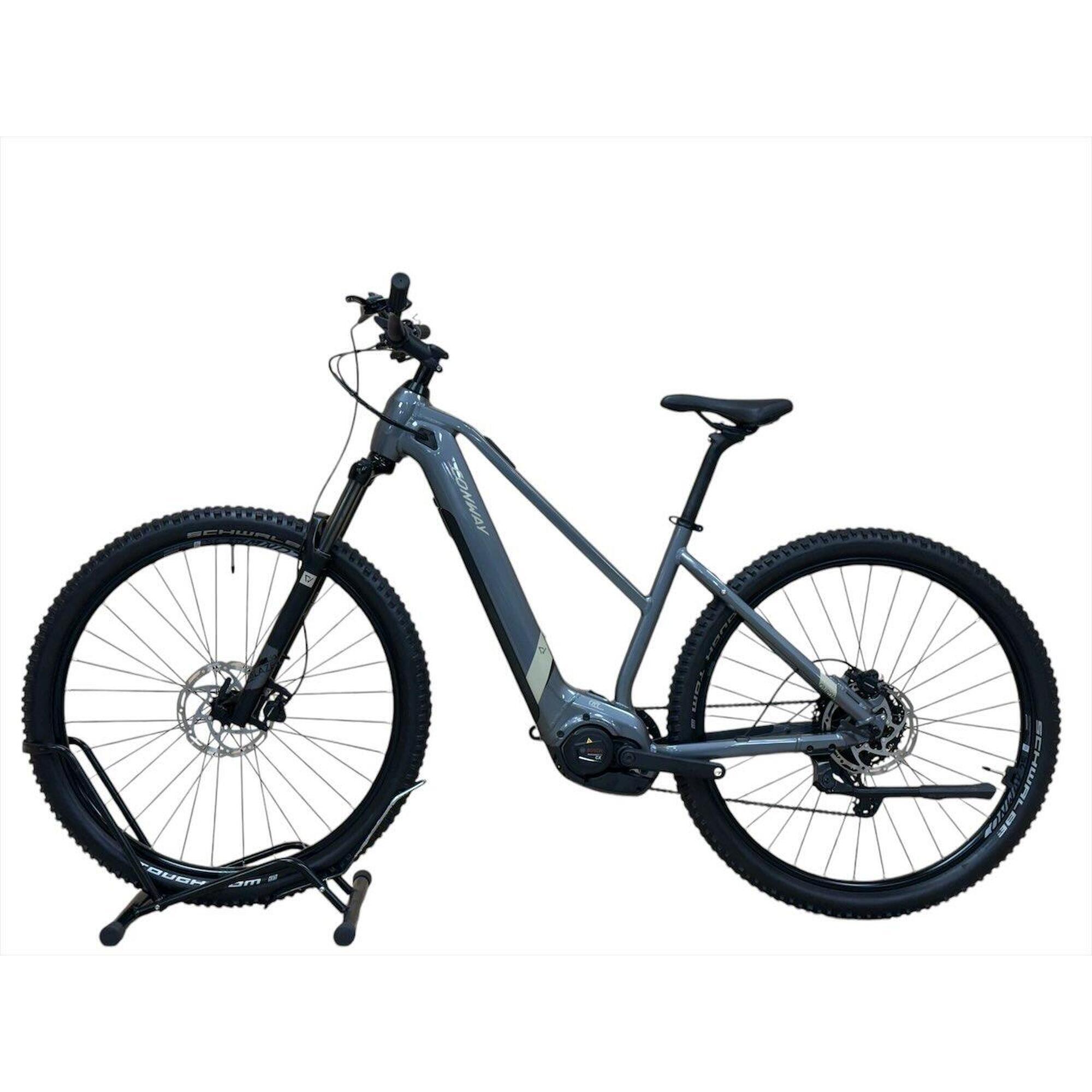 Conway - Reconditionné - Vtt Électrique Conway Cairon S2.0 Tektro - Comme Neuf - Vélo Tout Terrain - Gris|noir - Moyen - Decathlon