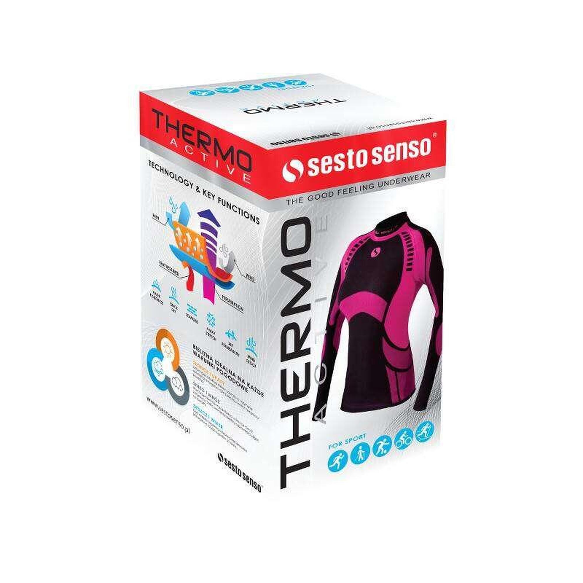 Koszulka termoaktywna Sesto Senso Thermo Active Róż Woman